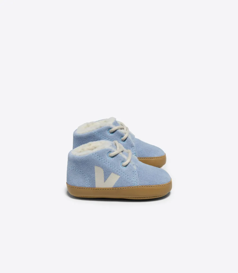 BABY FURED SUEDE STEEL PIERRE<VEJA New