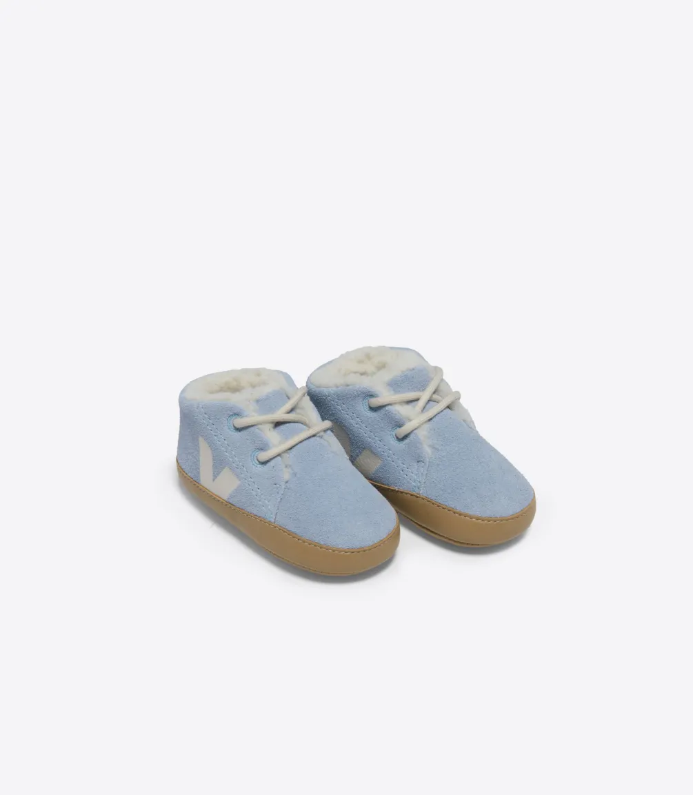 BABY FURED SUEDE STEEL PIERRE<VEJA New