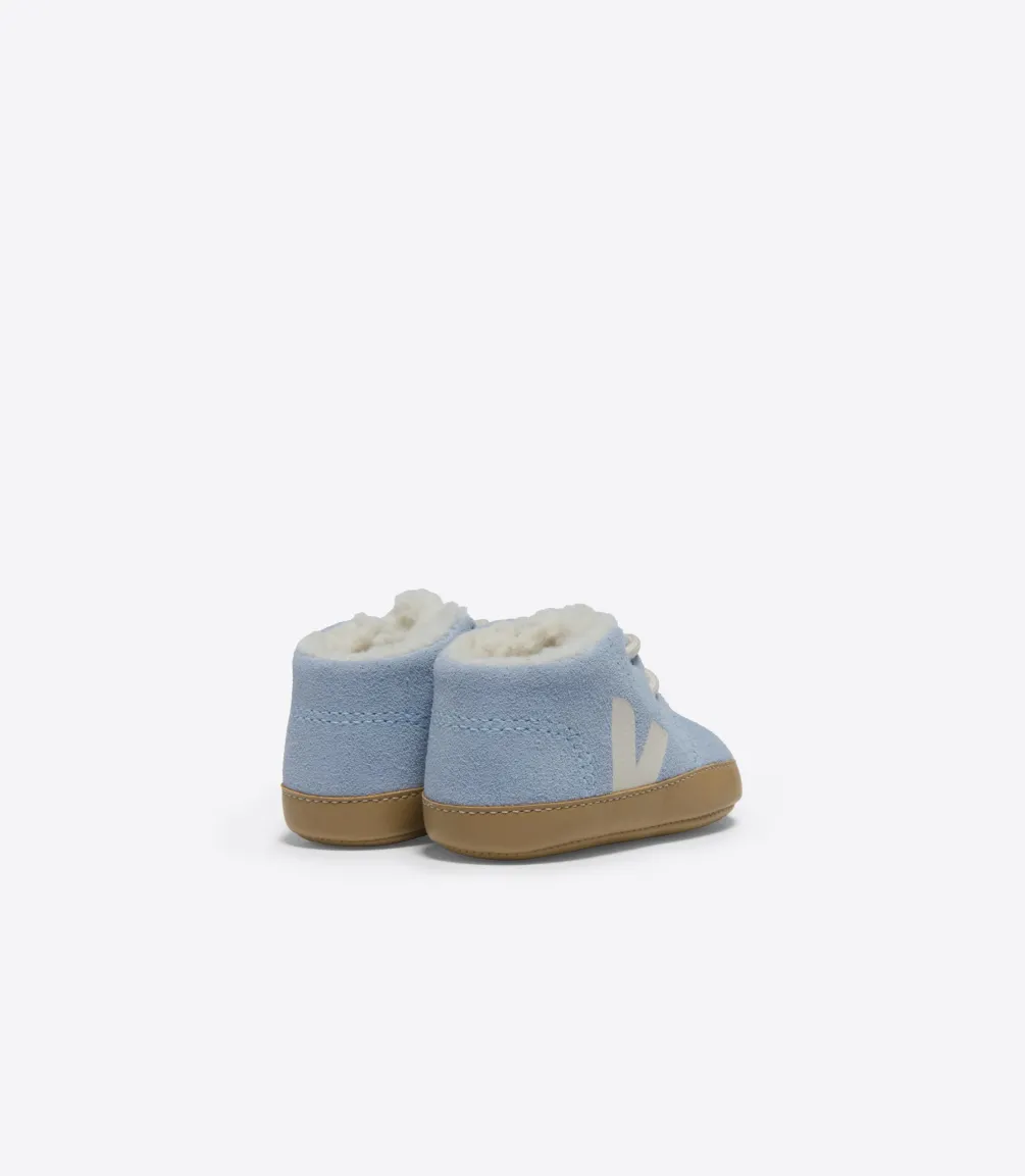 BABY FURED SUEDE STEEL PIERRE<VEJA New