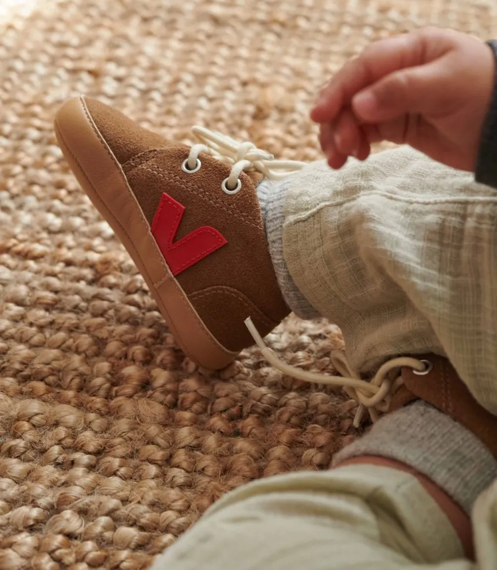 BABY SUEDE BROWN PEKIN<VEJA Best