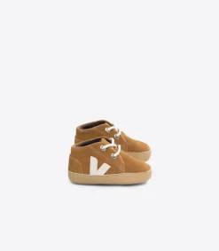 BABY SUEDE CAMEL PIERRE<VEJA Cheap