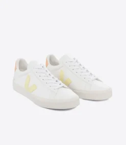 CAMPO LEATHER WHITE SUN PEACH<VEJA Cheap