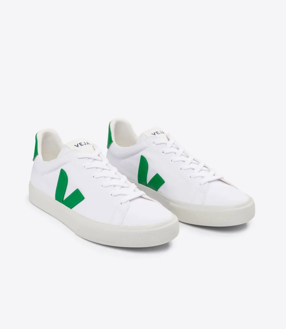 CAMPO CANVAS WHITE EMERAUDE<VEJA Best