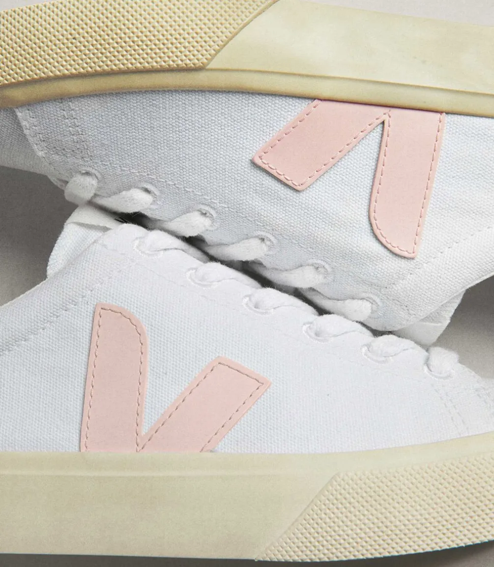 CAMPO CANVAS WHITE PETALE SARI<VEJA Hot