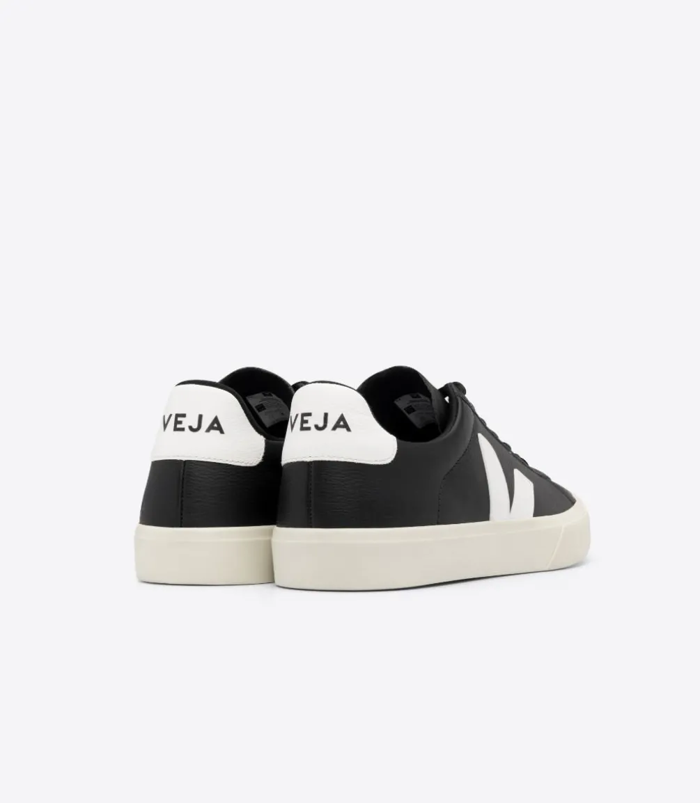 CAMPO LEATHER BLACK WHITE<VEJA Sale