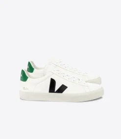 CAMPO LEATHER WHITE BLACK EMERAUDE<VEJA Store
