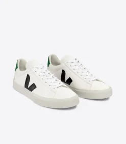 CAMPO LEATHER WHITE BLACK EMERAUDE<VEJA Store