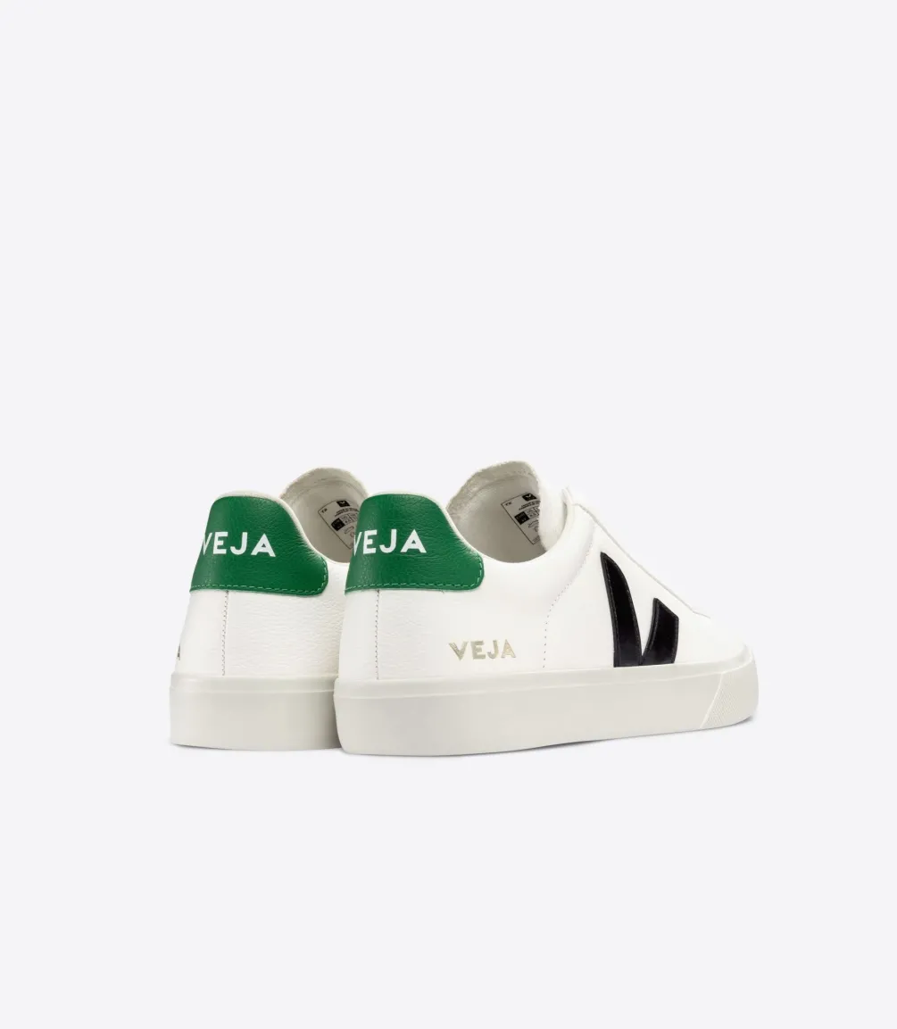 CAMPO LEATHER WHITE BLACK EMERAUDE<VEJA Store