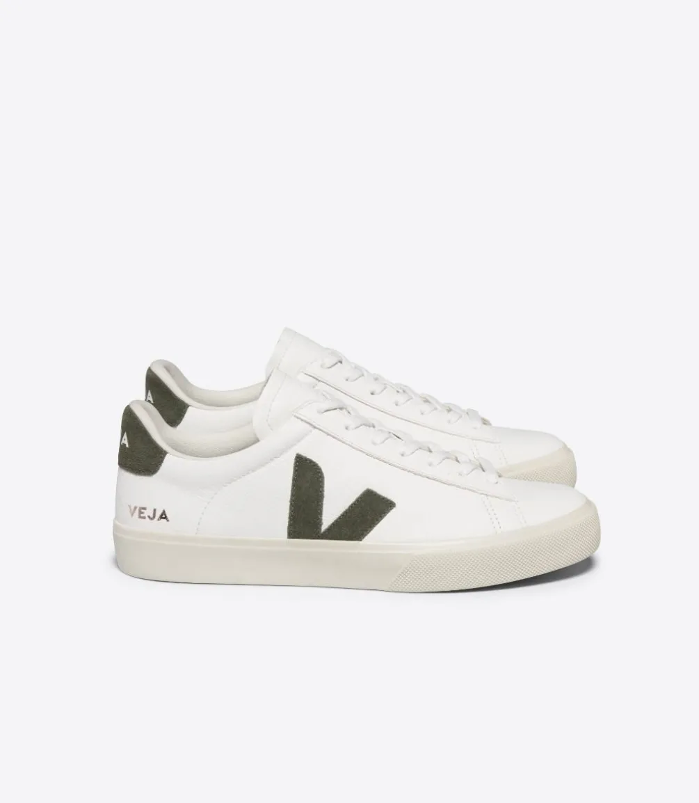 CAMPO LEATHER WHITE KAKI<VEJA Sale