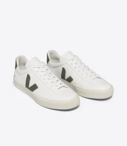 CAMPO LEATHER WHITE KAKI<VEJA Sale