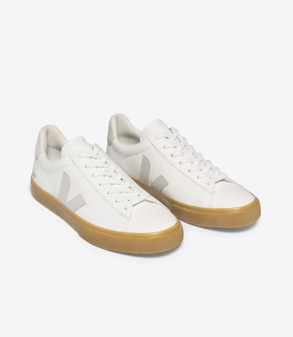 CAMPO LEATHER WHITE NATURAL NATURAL<VEJA Store