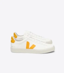 CAMPO LEATHER WHITE OURO<VEJA Shop