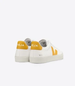 CAMPO LEATHER WHITE OURO<VEJA Shop