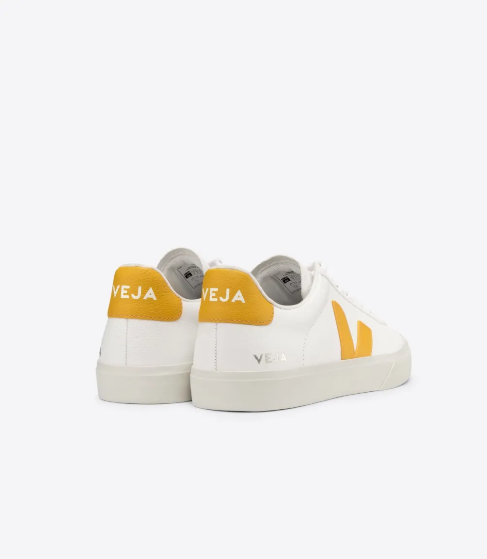 CAMPO LEATHER WHITE OURO<VEJA Shop