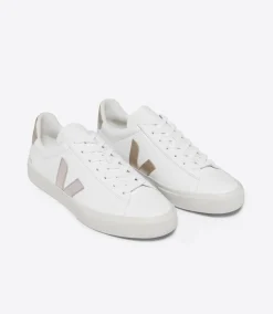 CAMPO LEATHER WHITE PLATINE<VEJA Best Sale