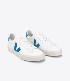 CAMPO LEATHER WHITE SWEDISH BLUE<VEJA Store