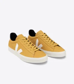 CAMPO NUBUCK MOUTARDE WHITE<VEJA Store