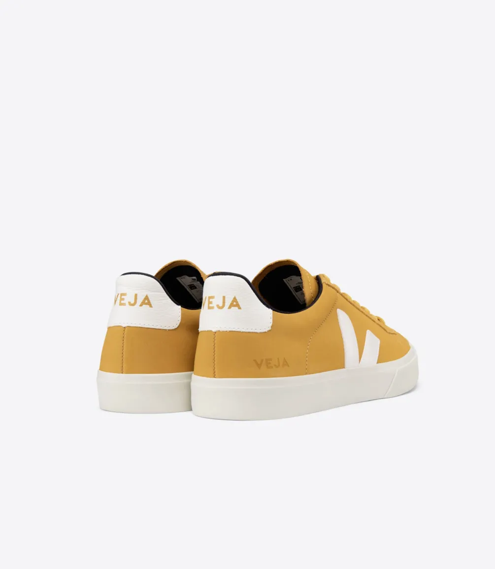CAMPO NUBUCK MOUTARDE WHITE<VEJA Store