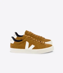 CAMPO SUEDE CAMEL WHITE<VEJA Cheap