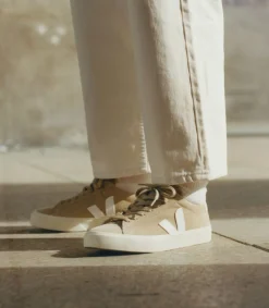 CAMPO SUEDE DUNE WHITE<VEJA Best