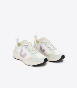 CANARY ELASTIC LACES ALVEOMESH WHITE PARME<VEJA Sale