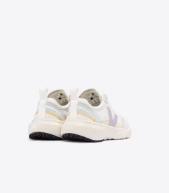 CANARY ELASTIC LACES ALVEOMESH WHITE PARME<VEJA Sale