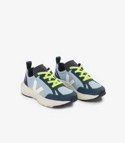 CANARY ELASTIC LACES ALVEOMESH STEEL WHITE<VEJA Sale