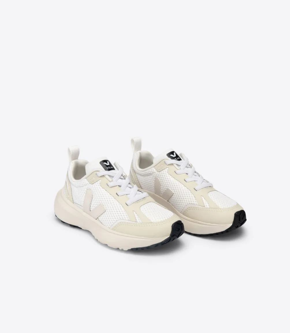 CANARY ELASTIC LACES ALVEOMESH WHITE PIERRE<VEJA Fashion
