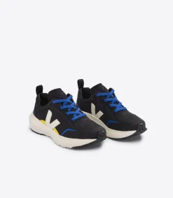 CANARY ELASTIC LACES ALVEOMESH BLACK PIERRE<VEJA Sale