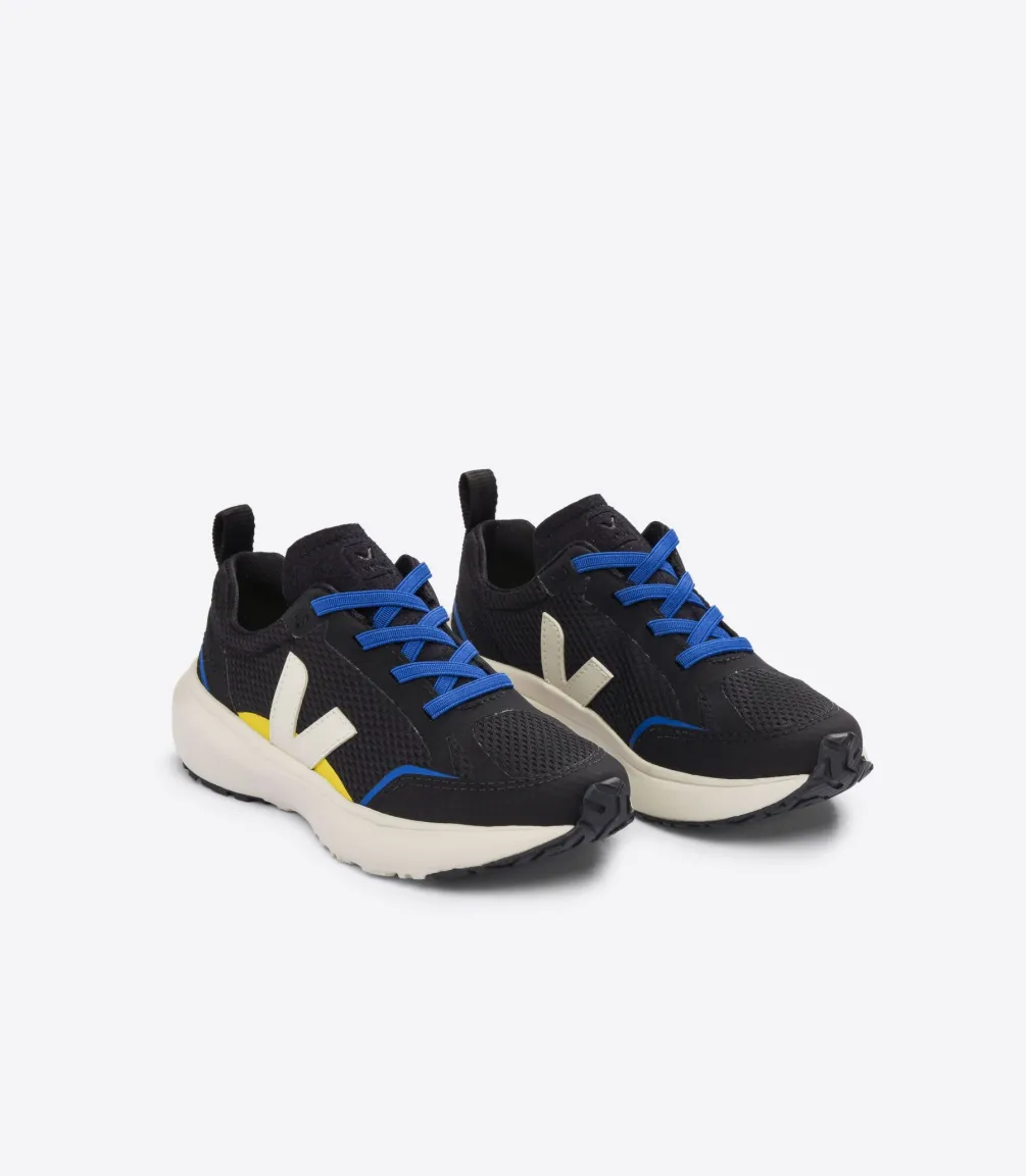 CANARY ELASTIC LACES ALVEOMESH BLACK PIERRE<VEJA Sale