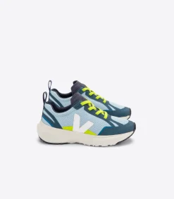 CANARY ELASTIC LACES ALVEOMESH STEEL WHITE<VEJA Cheap