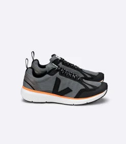 CONDOR 2 ALVEOMESH CONCRETE BLACK NEON ORANGE<VEJA Hot