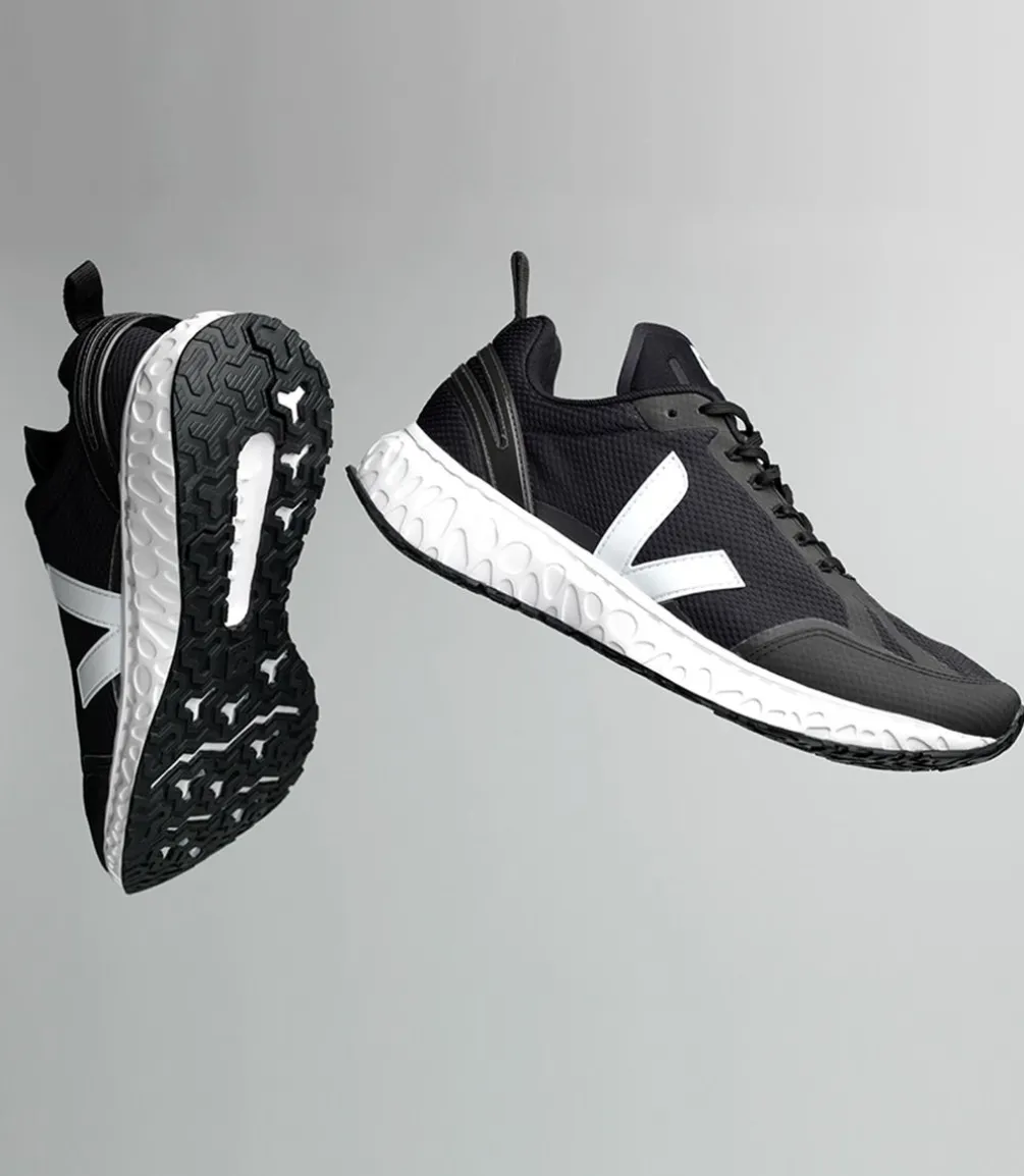 CONDOR MESH BLACK WHITE<VEJA Best Sale