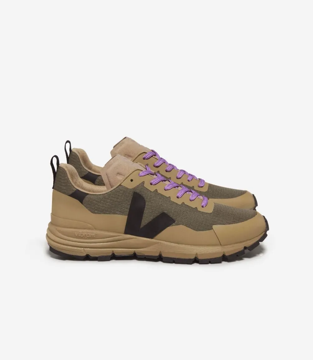 DEKKAN RIPSTOP KAKI BLACK<VEJA Shop