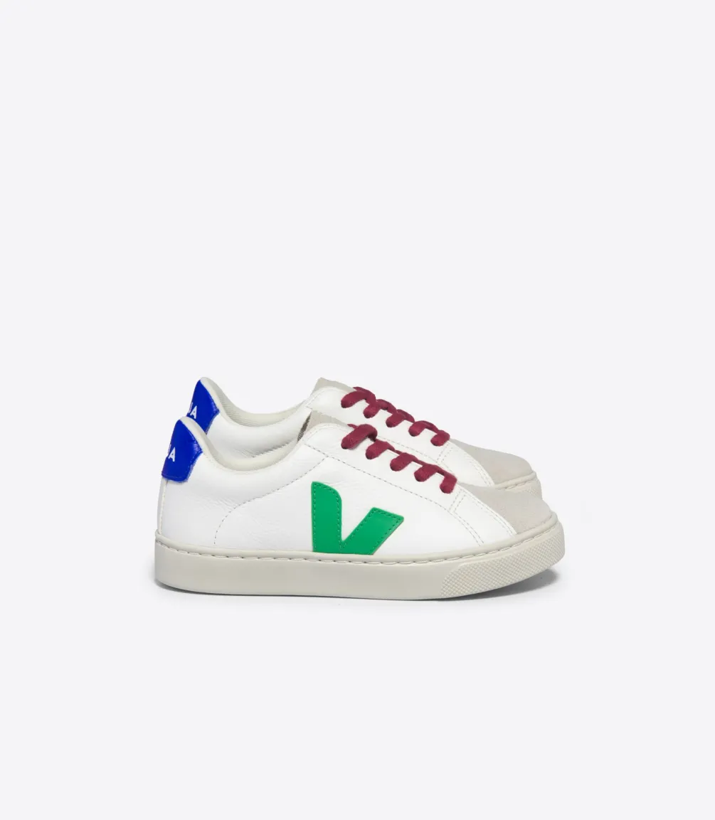 ESPLAR LACES LEATHER WHITE LEAF PAROS<VEJA Store