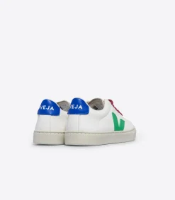 ESPLAR LACES LEATHER WHITE LEAF PAROS<VEJA Store