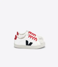 ESPLAR LACES LEATHER WHITE NAUTICO PEKIN<VEJA Cheap