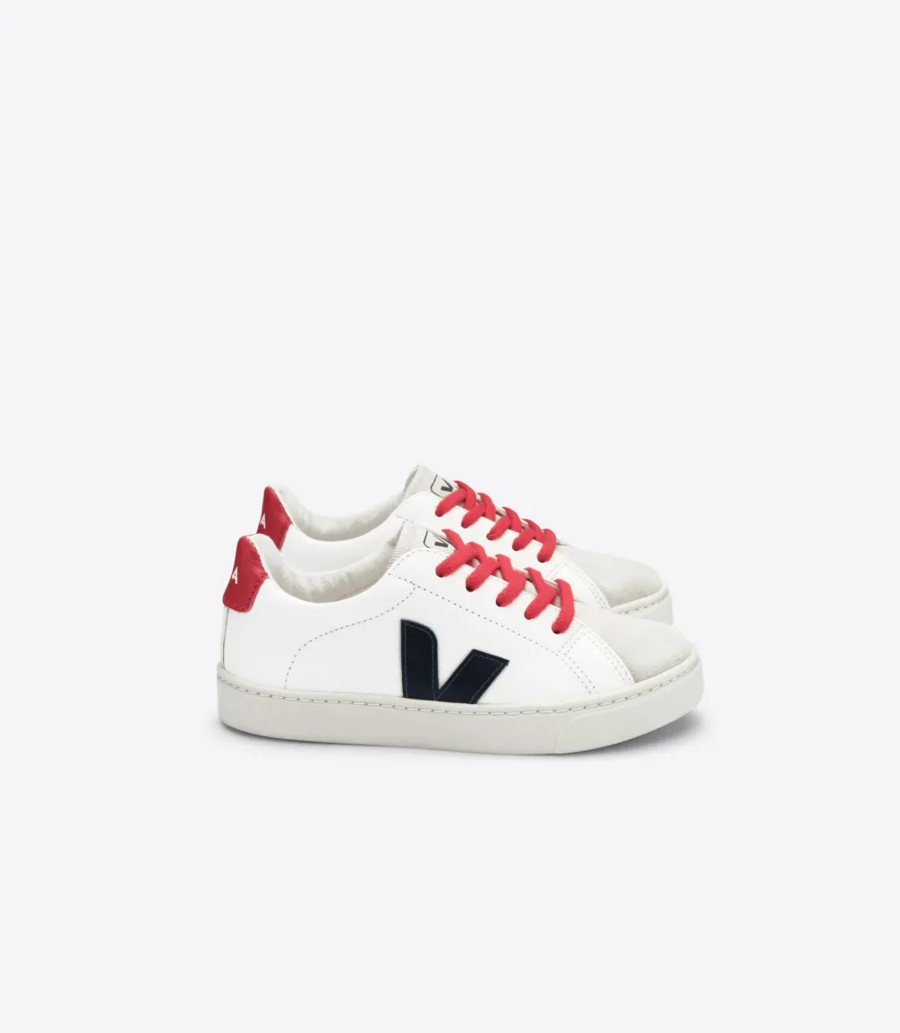 ESPLAR LACES LEATHER WHITE NAUTICO PEKIN<VEJA Cheap