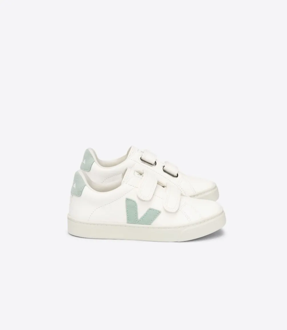 ESPLAR LEATHER WHITE MATCHA<VEJA Fashion