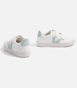 ESPLAR LEATHER WHITE MATCHA<VEJA Fashion