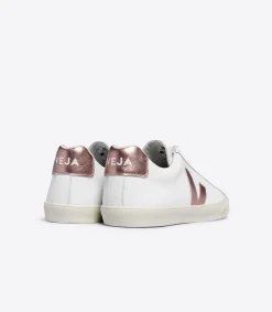 ESPLAR LEATHER WHITE NACRE<VEJA Flash Sale