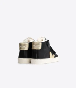 ESPLAR MID FURED BLACK GOLD<VEJA Fashion