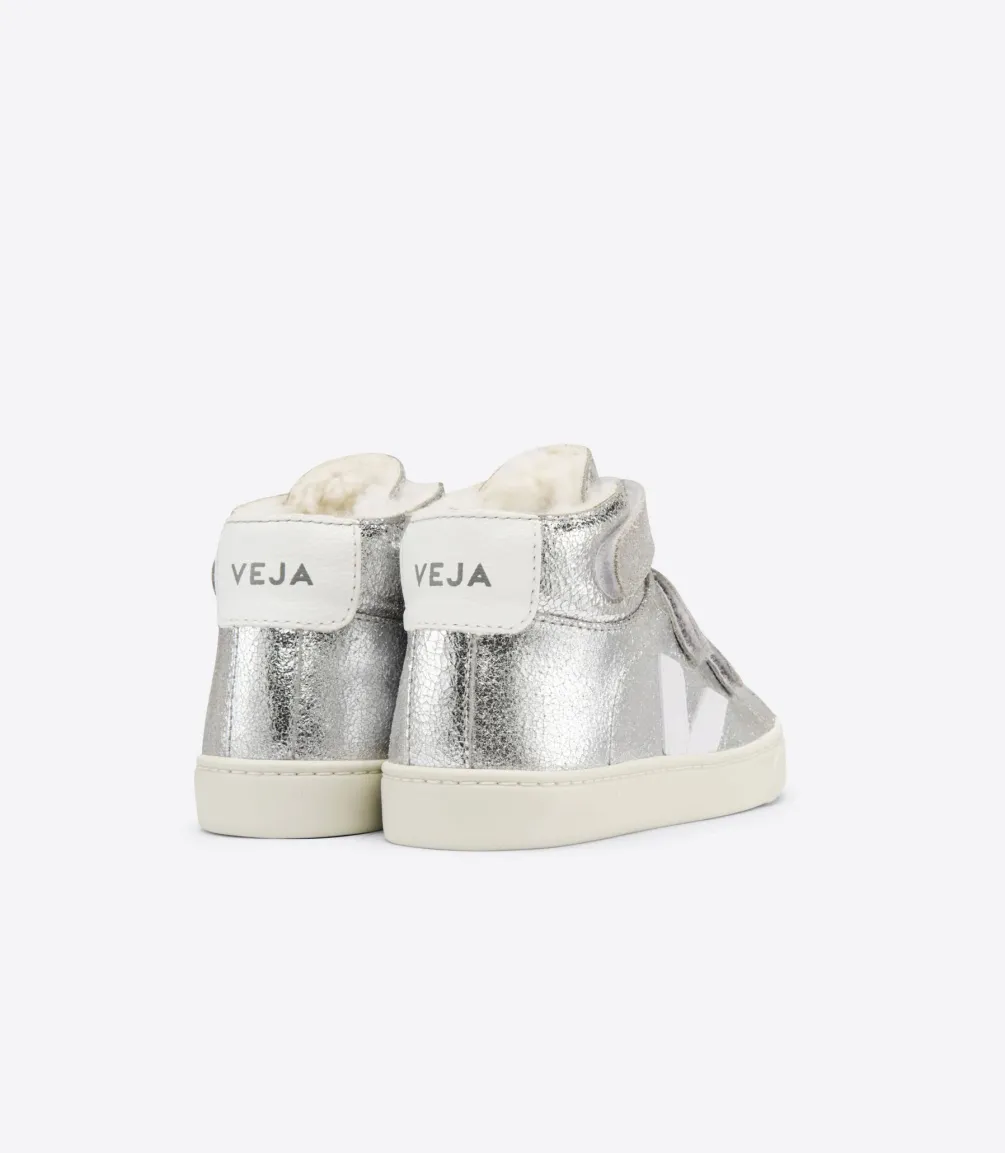 ESPLAR MID FURED SILVER WHITE<VEJA Best Sale