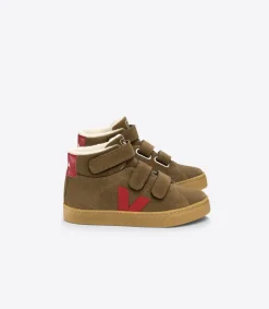 ESPLAR MID FURED SUEDE BROWN PEKIN<VEJA Clearance