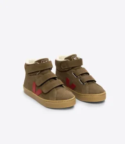 ESPLAR MID FURED SUEDE BROWN PEKIN<VEJA Clearance