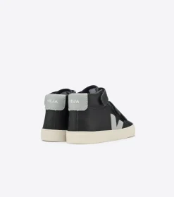 ESPLAR MID LEATHER BLACK GREY<VEJA Cheap
