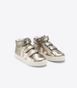 ESPLAR MID LEATHER BRONZE PETALE<VEJA Hot