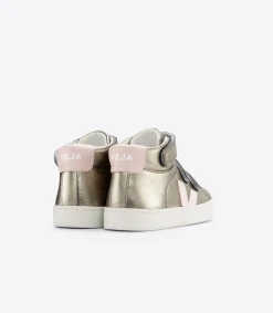 ESPLAR MID LEATHER BRONZE PETALE<VEJA Hot
