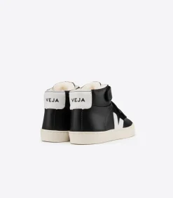 ESPLAR MID LEATHER FURED BLACK<VEJA Store