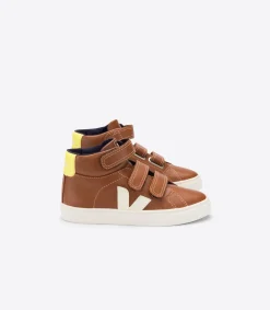 ESPLAR MID LEATHER TUILE PIERRE JAUNE FLUO<VEJA Shop